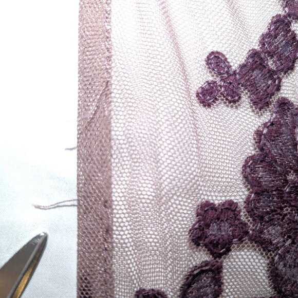 Altar’d State | Plum Purple Apololina Lace Mesh Overlay Maxi Dress | Size Small - Picture 16 of 16